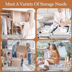 Vacbird Vacuum Seal Bags for Clothing, 20 Pack Vacuum Storage Bags with Rechargeable Cordless Air Pump(5J+5L+5M+5S), Space Saver Bags for Clothes Blanket Duvets Pillows Comforters Travel