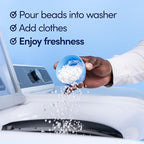 Downy Light Laundry Scent Booster Beads, Ocean Mist Scent, 24 OZ, In-Wash Fabric Beads Designed To Be Gentle With A Light Boost Of Scent, No Heavy Perfumes