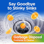 Compac Home Plink Garbage Disposal Cleaner and Deodorizer 60ct VALUE PACK - Orange