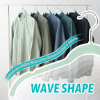 SIshynio 30 Pack Velvet Hangers – Non-Slip Slim Clothes Hangers with 360° Swivel Hook, Space-Saving Flocked Shirt Hangers for Coats, Dresses, Blouses, Suits(Green)
