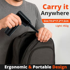 Electric Compressed Air Duster (53000 RPM) - Rechargeable Cordless Air Duster & Keyboard Cleaner for PC & Electronics - Reusable Cleaner Replaces Canned Air Spray.