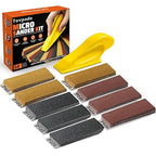54PCS Premium Micro Sander, Detail & Mini Sander Block – Precision Small Hand Sanding Tool, 80–800 Grit Sandpaper Kit, 3-in-1 Set for Wood, Crafts, Furniture, Tight Spaces & DIY Projects