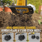 20V Cordless Electric Garden Tiller Cultivator, 9-Inch Tilling Width, 6.6-Inch Depth Rototiller for Soil Cultivation, Lawn, Gardening, Lightweight Tiller Includes 4.0Ah Battery and Charger