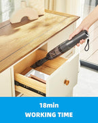 Brigii Crevice Vacuum, Cordless Mini Vacuum, 2 in 1 Handheld Vacuum & Air Duster, Lightweight 0.88lbs, USB-C Rechargeable-M5