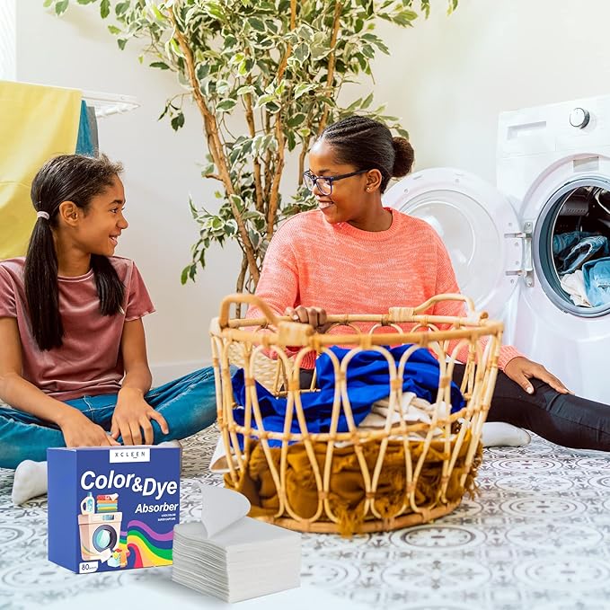 Color Dye Trapping for Laundry 180 Count, Fragrance Free Dye Catcher Laundry Sheets, Prevent Clothes from Smearing, Color trapping Sheets for Home Apartment or School