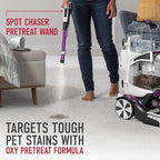 Hoover SmartWash Pet Automatic Carpet Cleaner Machine, with Spot Chaser Stain Remover Wand + 64 oz Pet Carpet Cleaner Solution, Deep Cleaning Carpet Shampoo, AH31925