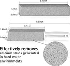 Pumice Stone, ARRITZ 7pcs Scouring Stick with Handle for Removing Calcium Buildup, Hard Water Rings and Rust, Suitable for Cleaning Toilet, Sink, Bathtubs, Tile, Stove, Grill