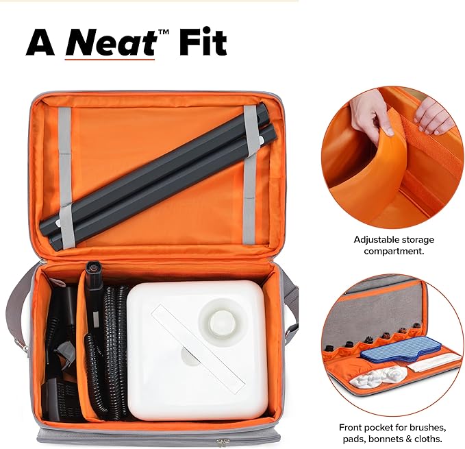 Dupray Neat Steam Cleaner with 18-Piece Kit – (Neat with the Awesome Bag) Powerful, chemical-free cleaning for floors, cars, tiles, grout, and more. *Kills 99.9% of Bacteria & Viruses