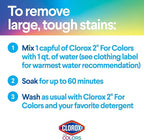 Clorox 2 for Colors - Stain Remover and Color Brightener, 22 Ounces (Packaging May Vary)