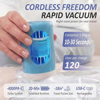 Cozy Essential Travel Vacuum Storage Bags with Rechargeable Cordless USB Pump, Space Saver Bags for Luggage, Suitcase, Carry-On, for Clothes, Blankets, Bedding & Seasonal Storage,15 Combo