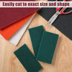 Hoolerry 30 Pcs 6 x 9 Inch Scuff Pad 5 Different Specifications Assortment Scouring Pad General Purpose Non Scratch Scrub Pad Ideal for Garden Automotive Body Tools and Grills Dish Kitchen Cleaning