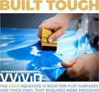 VViViD Gold Vinyl Wrap Squeegee - Nylon-Reinforced Tool for Car Wraps, Window Tint & Decals - (25 Pack w/ 25 felts)