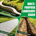 Edger Lawn Tool 41.8” Manual Lawn Edger with Ergonomic T-Grip & Wide Footplate Metal Half Moon Grass Edgers for Garden Yard Landscaping Maintenance