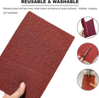 Premium 10 Pack 6" x 9" Red General Purpose Scuff Pads - Scuffing, Scouring, Sanding, Paint Primer Prep Adhesion Scratch - Surface Preparation Automotive Car Auto Body Woodworking Wood (400 Grit)