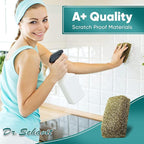 Perfect Scour 2 Pack Scrub Sponges for Kitchen - Multipurpose Non-Scratch Sponge with Heavy Duty Scouring Power - Soft and Fast Cleaning Scrubber for Cleaning Dishes, Pans, Pots and Hard Stains