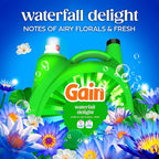 Gain Ultra Oxi Liquid Laundry Detergent, Waterfall Delight Scent, 177 fl oz, Freshness + Odor Fighting, High Efficiency Washing Machine Liquid Cleaning Soap, 134 Loads (Packaging May Vary)