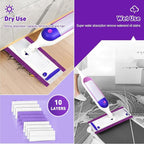 50 Count Disposable Mopping Pads Refills for PowerMop Mopping Pads Multi-Surface Household Replacement Mop Pads,for Swiffer Power Mop Pads, Safe on All Finished Floors.