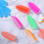 Eaasty 24 Pack Scrub Brushes for Cleaning Comfort Grip Stiff Bristles Cleaning Carpet Brush Supplies Household Tools for Laundry Kitchen Bathroom Tile Sink Dish Carpet