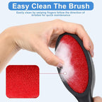 2 pcs Dual-Sided Lint Brush for Clothes - Reusable Pet Hair Remover for Fabric Carpet Furniture