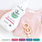 ATTITUDE Baby Laundry Fabric Softener, Plant and Mineral-Based Ingredients, Vegan and Cruelty Free Household Products, Pear Nectar, 40 Loads, 33.8 Fl Oz (Pack of 2)