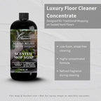 Lapew Stress Relief Scented Mop Soap - Luxury Floor Cleaner Concentrate for Mopping Tile, Laminate, Vinyl & Hardwood | Streak-Free, Low-Foam | 36 oz