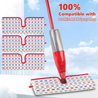 Microfiber Mop Pads Compatible with O-Cedar Promist MAX Spray Mop, Reusable Mop Refills Pads Mop Heads Replacement Thicken Microfiber Pads Wet Dry Pads Dual-Sides Use for Floor Cleaning(3 Pack)