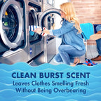 Arm & Hammer Powder Laundry Detergent, Clean Burst Scent, 9.86 lb (Pack of 3)