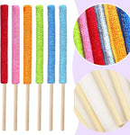 12 Pcs Mini Detail Duster Sticks Crevice Cleaning Tool Brush Microfiber Gap Dust Cleaner for Window, Fan, Blind and Car Vent