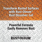 Rust-Oleum Rust Dissolver Trigger Spray Gel | Heavy-Duty Corrosion Remover for Metal Tools, Cars, Bikes, Grills, Bolts, Firearms & More | 32 oz | 6 Pack