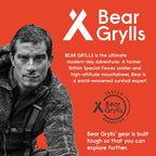 Bear Grylls Survival Machete With Saw - Tactical Machette for Camping, Hunting, Gardening, Chopping, Sawing, Bushcraft - Black
