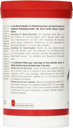 Miele Care Descaler Powder to clean and sanitize Washers, 09043380