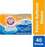 ARM & HAMMER Fabric Softener Sheets, 40 sheets, Purifying Waters