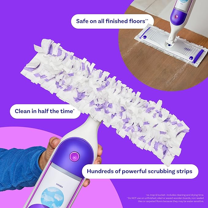 Swiffer PowerMop Multi-Surface Mopping Pad Refills, Made by Swiffer, for Floor Cleaning, 11 Count (Pack of 3)