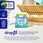 Dropps UltraWash Dishwasher Detergent Pods, Lemon Citrus (120 Ct) - Cuts Grease & Stuck-On Food | Sparkling Dishes & Glasses | Residue-Free | Clean Ingredients | No Pre-Rinse | Plastic Free Packaging