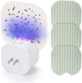 Fly Trap Indoor(1 Device + 3 Glue Cards), Mosquito Trap for Mosquito, Flies, Fruit Flies, Moths, Gnats, gnat Traps for House Indoor