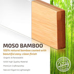 4 Pack Drawer Divider - 2.6" High, 16" to 22" Adjustable Bamboo Drawer Organizers for Clothes, Expandable Dresser Separators in Bedroom/Bathroom/Kitchen/Office Organization and Storage (White)