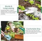 HARFINGTON Seeding Widger 13.6 x 1.26 Stainless Steel Garden Hand Shovel Seed Trowel with Wooden Handle Long & Narrow for Planting Weeding Digging