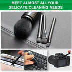 4 Pack Exquisite Duster Brush Kit, Small Dust Brushes, Feather Duster, Soft Fibers, Efficient Dust Removal, Cleaning Tool Perfect for Digital Devices, Keyboards, Car Interior, Craft, Mobile Phone