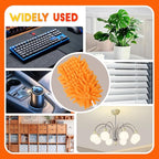 8 Pack Reusable Duster Refill Compatible with Swiffer Hand Duster, 360 Heavy Duty Duster Refills for Cleaning, Office, Ceiling Fan (Handle is Not Included)