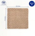 Redecker Large Copper Cleaning Cloth – 10 Pack – Woven Copper Scrubber for Pots Pans Sinks and Stainless Steel – Removes Burnt Food Residue – 10 x 10 in – Made in Netherlands