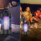 AICase Portable USB Electronic Rechargeable Mosquito Killer Lamp/Bug Zapper for Summer Trip,Outdoor Camping,Patio,Home and Garden,Trap Indoor,Moth Trap/Bug Killer/Mosquito Killer Light(Black)