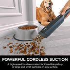 Shark WV410BL WANDVAC Cordless Hand Vacuum, Ultra-Lightweight & Portable with Powerful Suction & Tools for Pets, Designed for Car & Home, Dark Blue (Renewed)