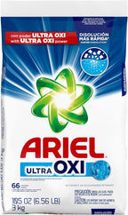 Ariel Ultra Oxi Powder Laundry Detergent, Original Scent, 105 oz, 66 Loads
