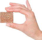 Redecker Copper Thread Mini Scrubber, 2 x 1-5/8 inches, Non-Abrasive Scouring Pad, Scrubber for Cleaning Small Areas, Surfaces, Edges, and Hard to Reach Corners, Made in Netherlands