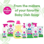 DAPPLE Stain Remover Spray, Plant-Based, Fragrance Free, 16.9 Ounce Spray Bottle, Hypoallergenic, Baby Laundry Stain Remover for Clothes & Cloth Diapers