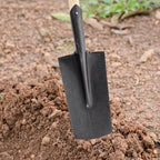 NUOBESTY Heavy Duty Garden Shovel Spade for Planting with Manganese Steel Narrow Tip, Thickened Metal Gardening Tool for Digging and Transplanting Trees, Portable Handheld Spade for Lawn