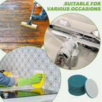 Power Scrub Pads, Scrubbing Pads 1500 Grits Scouring Discs - Fitting for (Home Kitchen Cleaning - Drill Attachment - Scrubber Replacement) 16 Pcs & 4 Inch & Blue