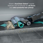 Shark PowerDetect Cordless Stick Vacuum, Powerful Suction, HEPA Filtration, Carpet & Hard Floor, Portable, Stick Vacuum for Pet Hair, Java Ice Blue, IP1255