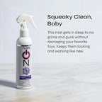 Turn On Hygienic Misting Toy Cleaner, 8 Ounce All Purpose Alcohol Free Gentle Cleansing Spray, No Harsh Chemicals Safe for All Toys and Surfaces, Paraben Free & Sulfate Free