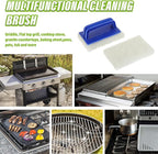 5 Pack Electric Cleaning Brush Pad Kitchen Bathroom Household Cleaning Pad Swimming Pool Wall Cleaning Brush Heavy Duty Griddle Scrubber Scouring Pad and 1 Pack Handle kit(White)